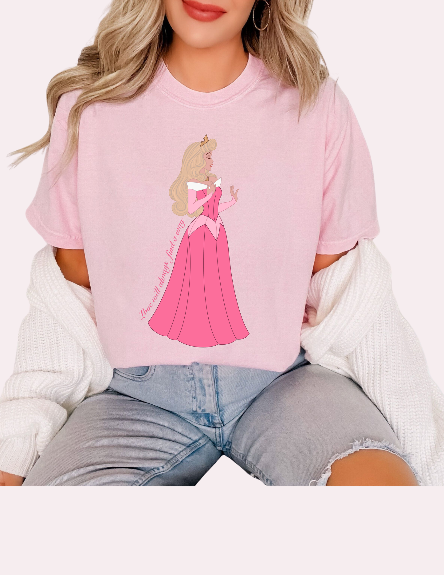 Briar Rose Pink Dress Tee