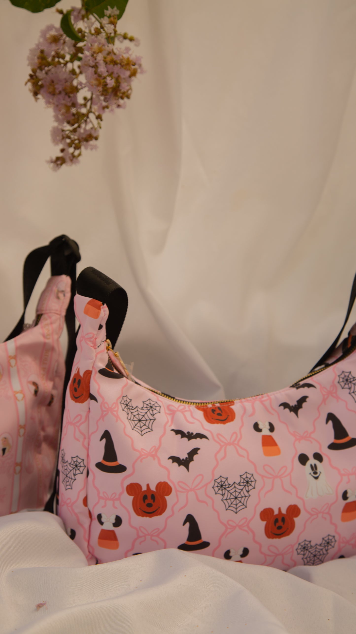 Spooky medium crescent bag