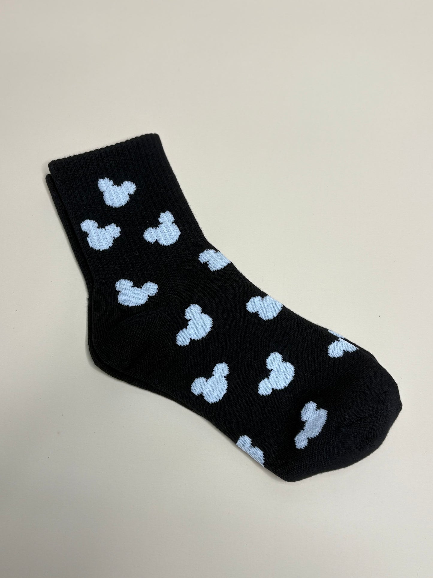 Black & white polka dot Socks