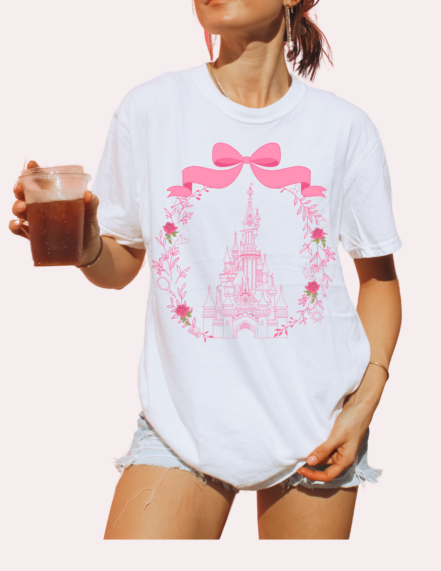 Pretty in Pink Castle Tee