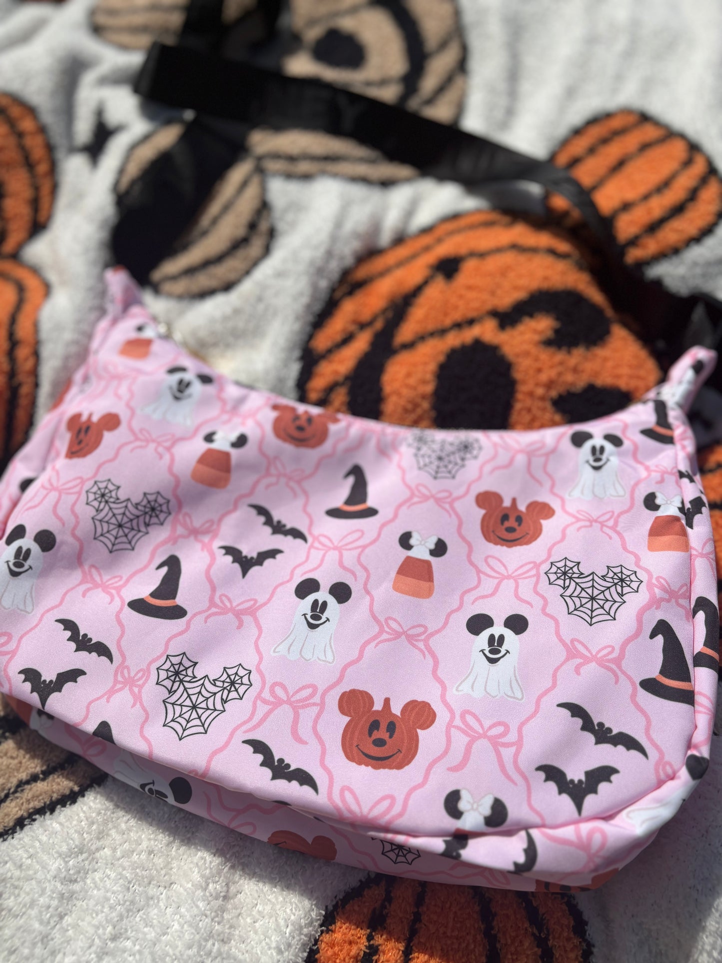 Spooky medium crescent bag