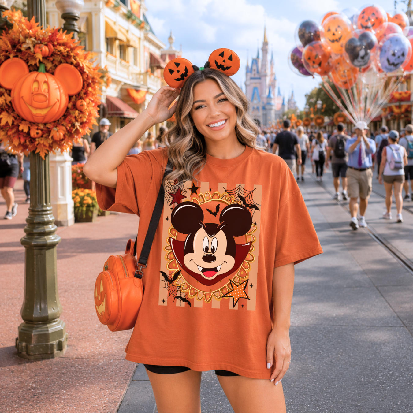 Spooky Mickey tee - PREORDER 2wks