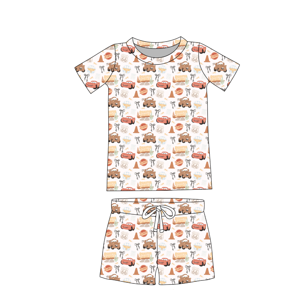 Radiator Springs Waffle Set- READY TO SHIP