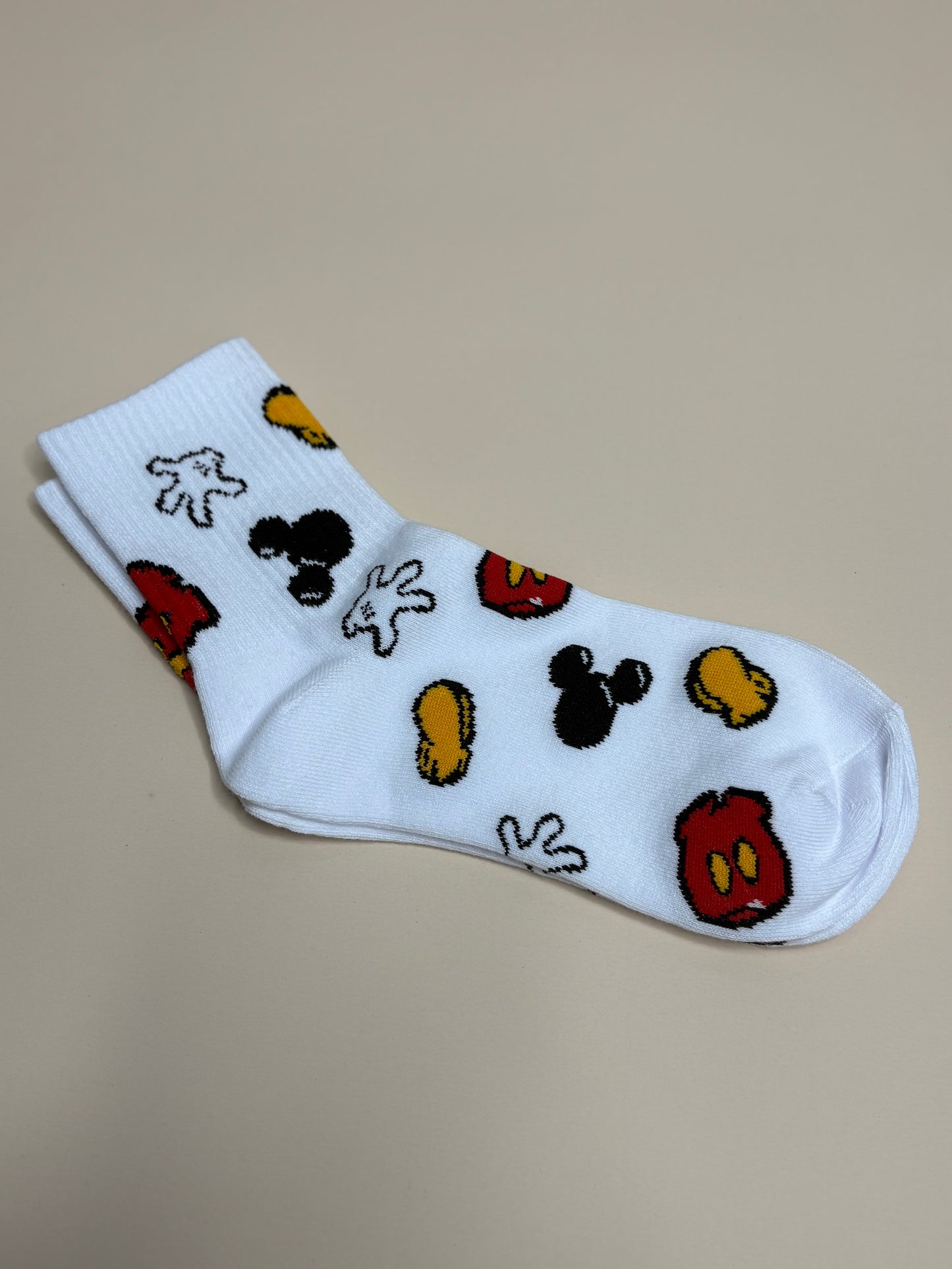 Mickey elements polka dot Socks