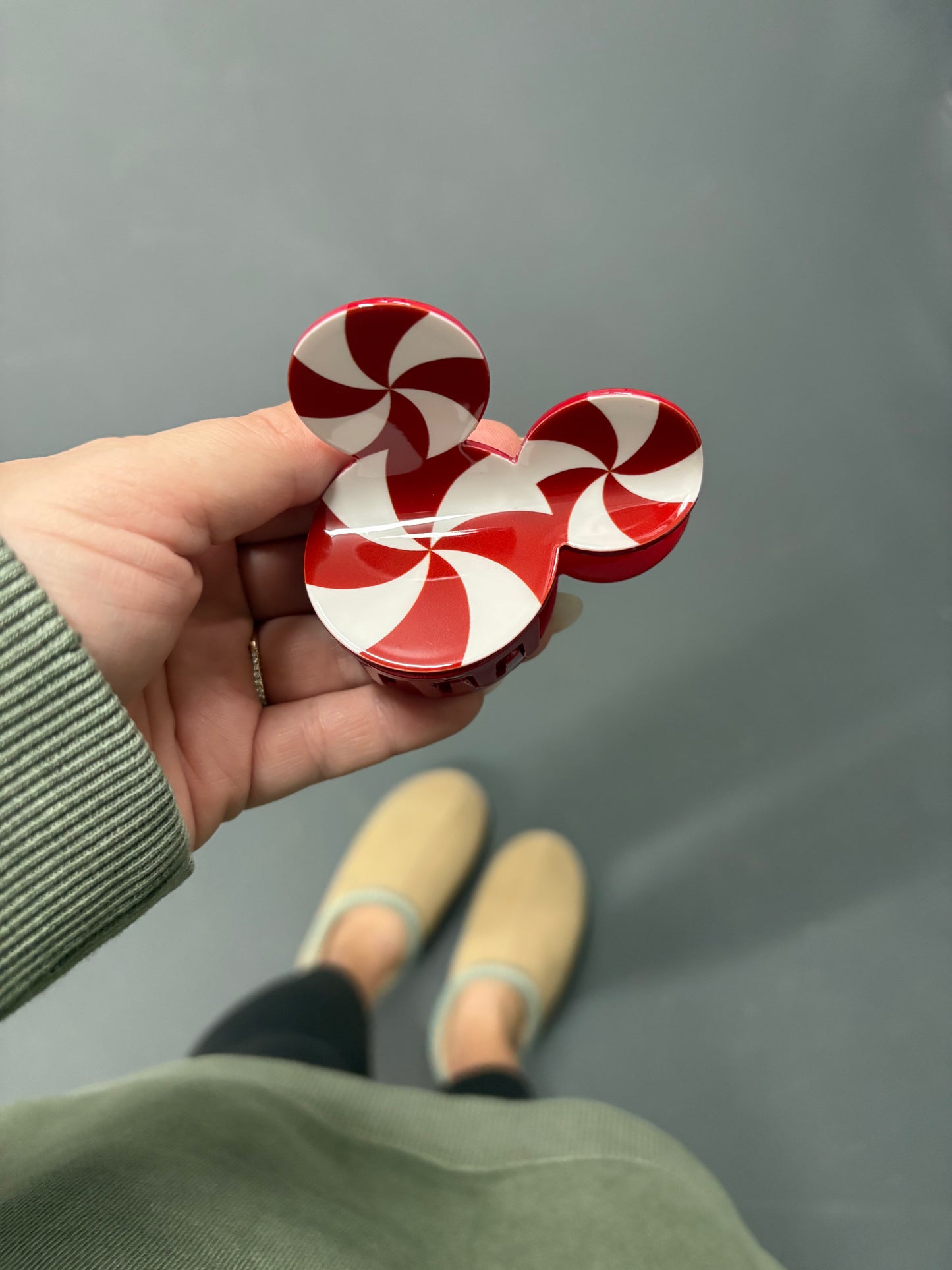 Mouse Peppermint Claw Clip