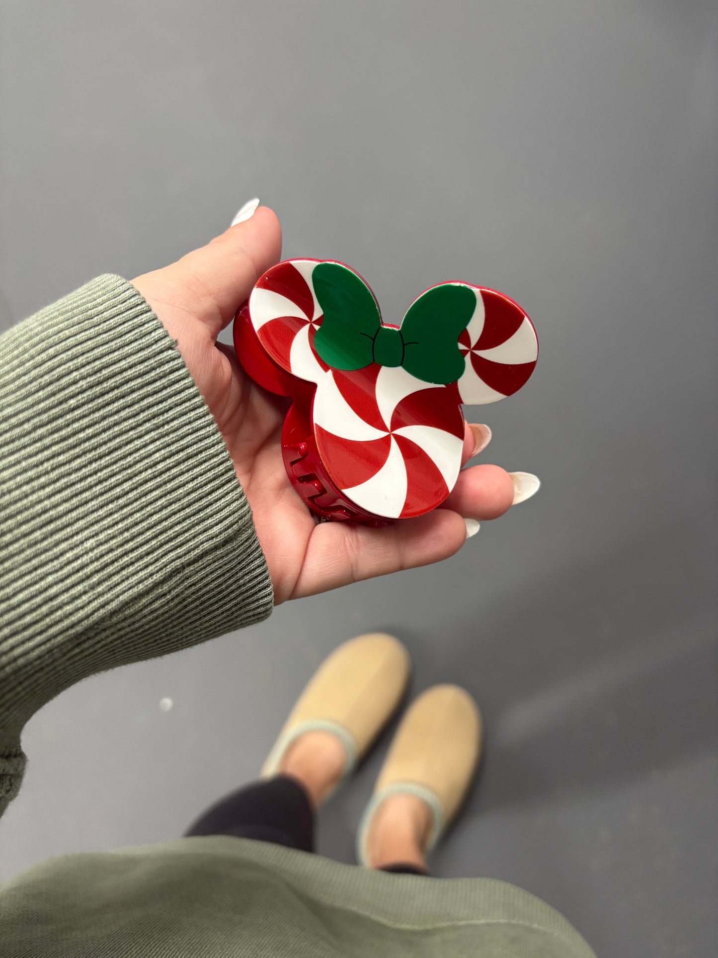 Mouse Peppermint Claw Clip