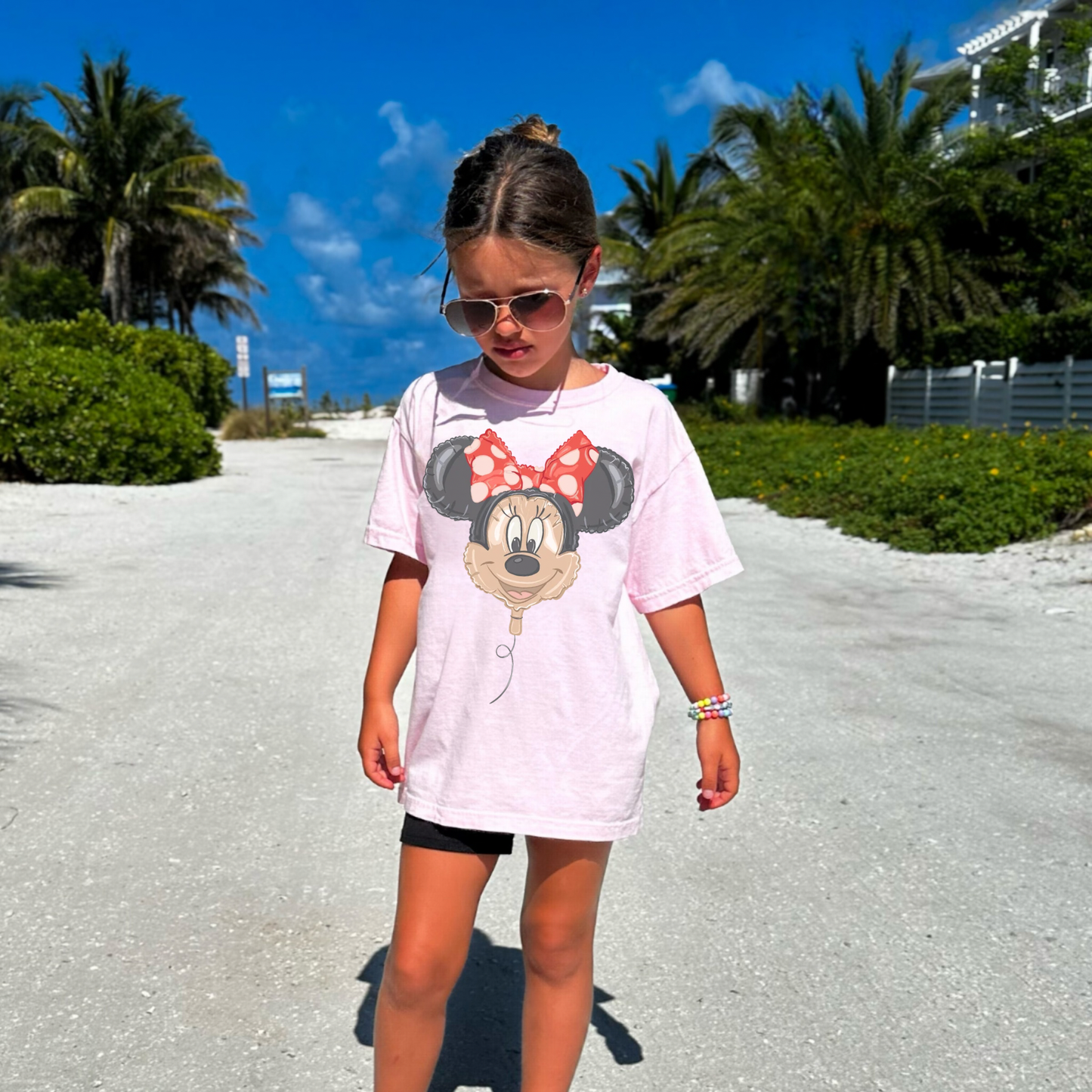 YOUTH Minnie Balloon Tee - PREORDER 2wks