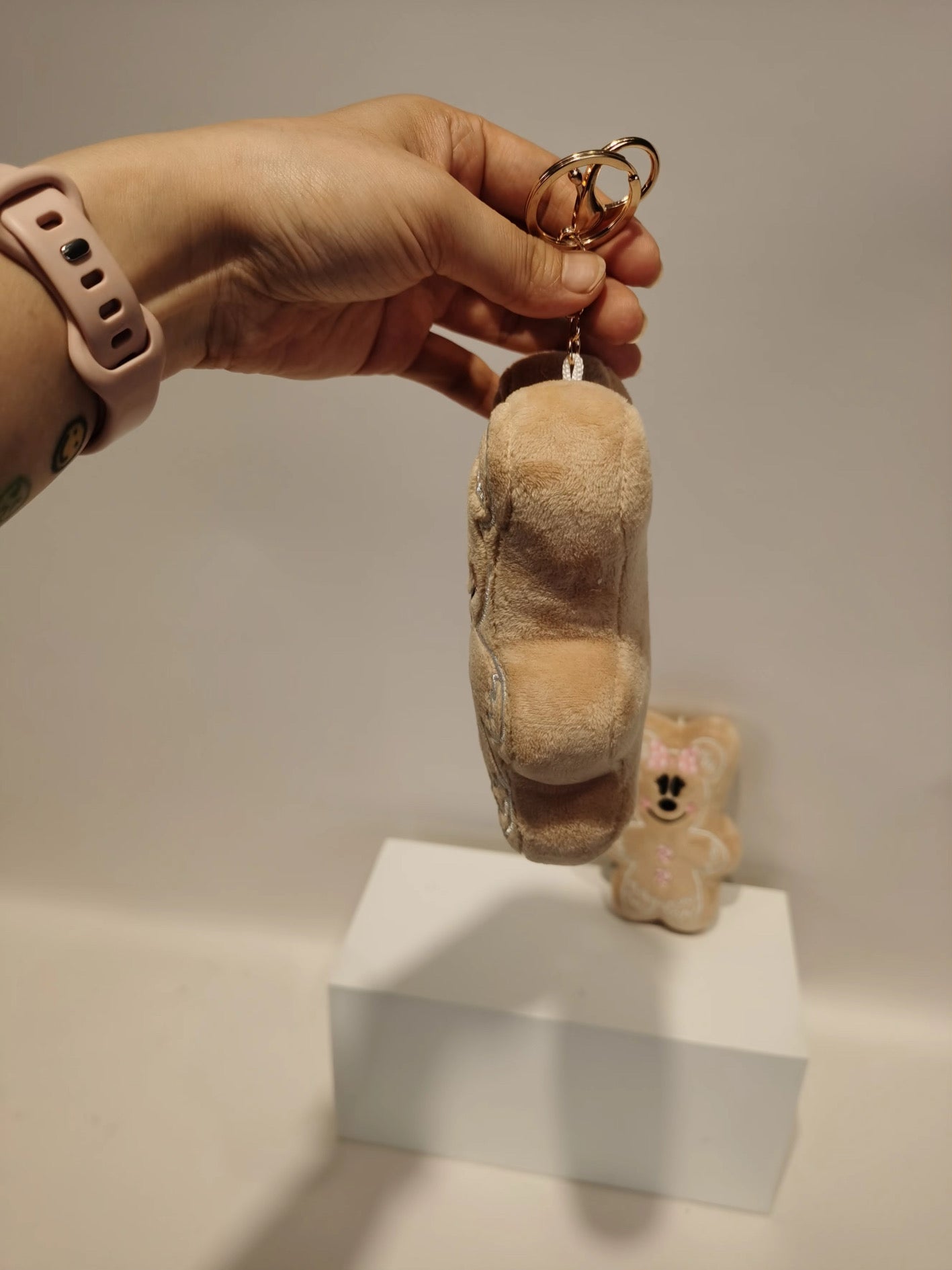 Gingerbread Mouse Plush Charm - RTS