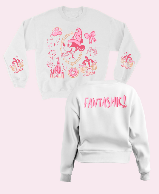 Pink Some Imagination crewneck- shirt