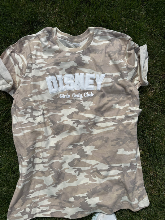 Camo girls club Tee - 3 WK PREORDER