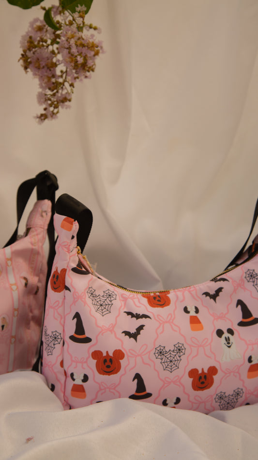 Spooky medium crescent bag