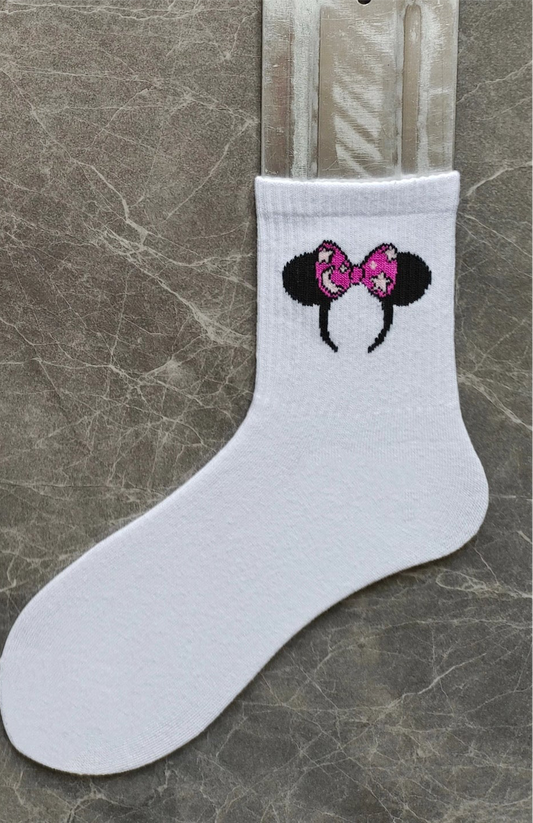 Sorcerer minnie pink Socks - ready to ship