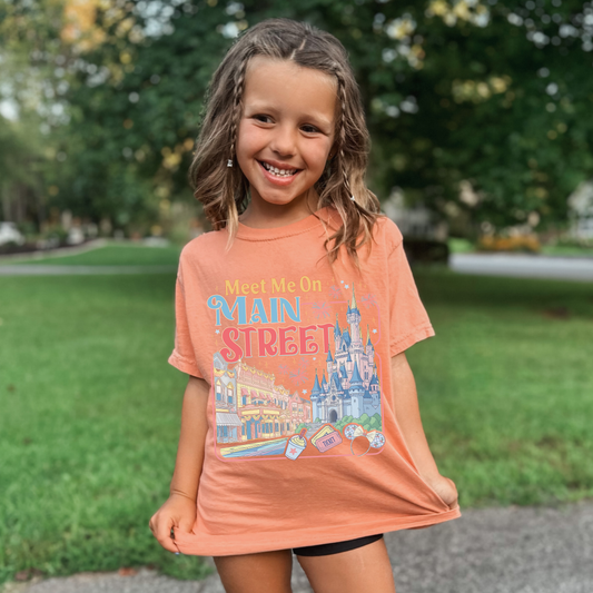 YOUTH Meet Me on Main Street Tee - PREORDER 3 WKS