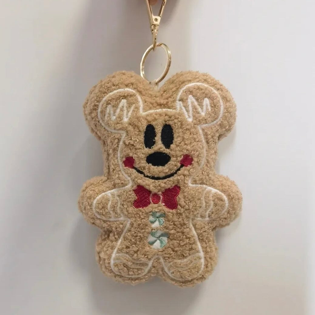 Mickey Gingerbread Plush Charm