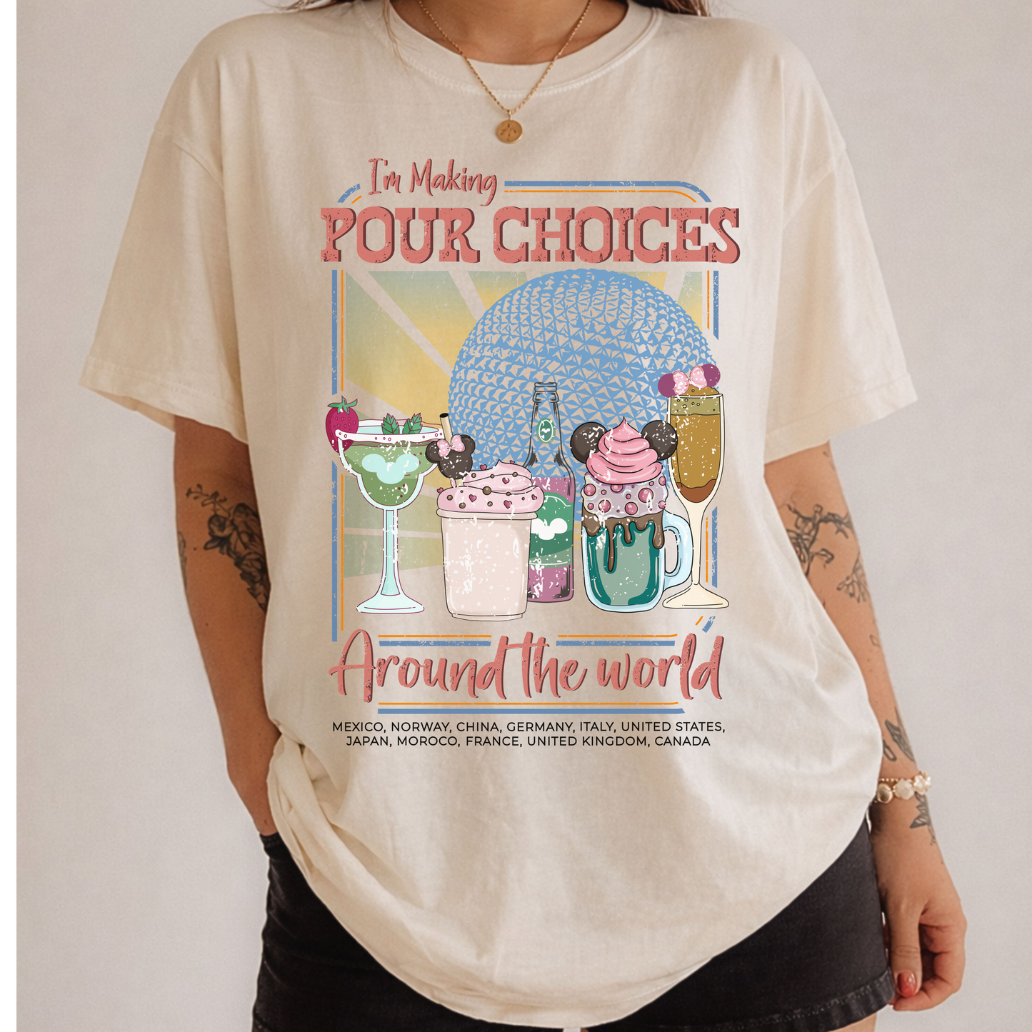 Pour Choices Tee - PREORDER 3 WKS