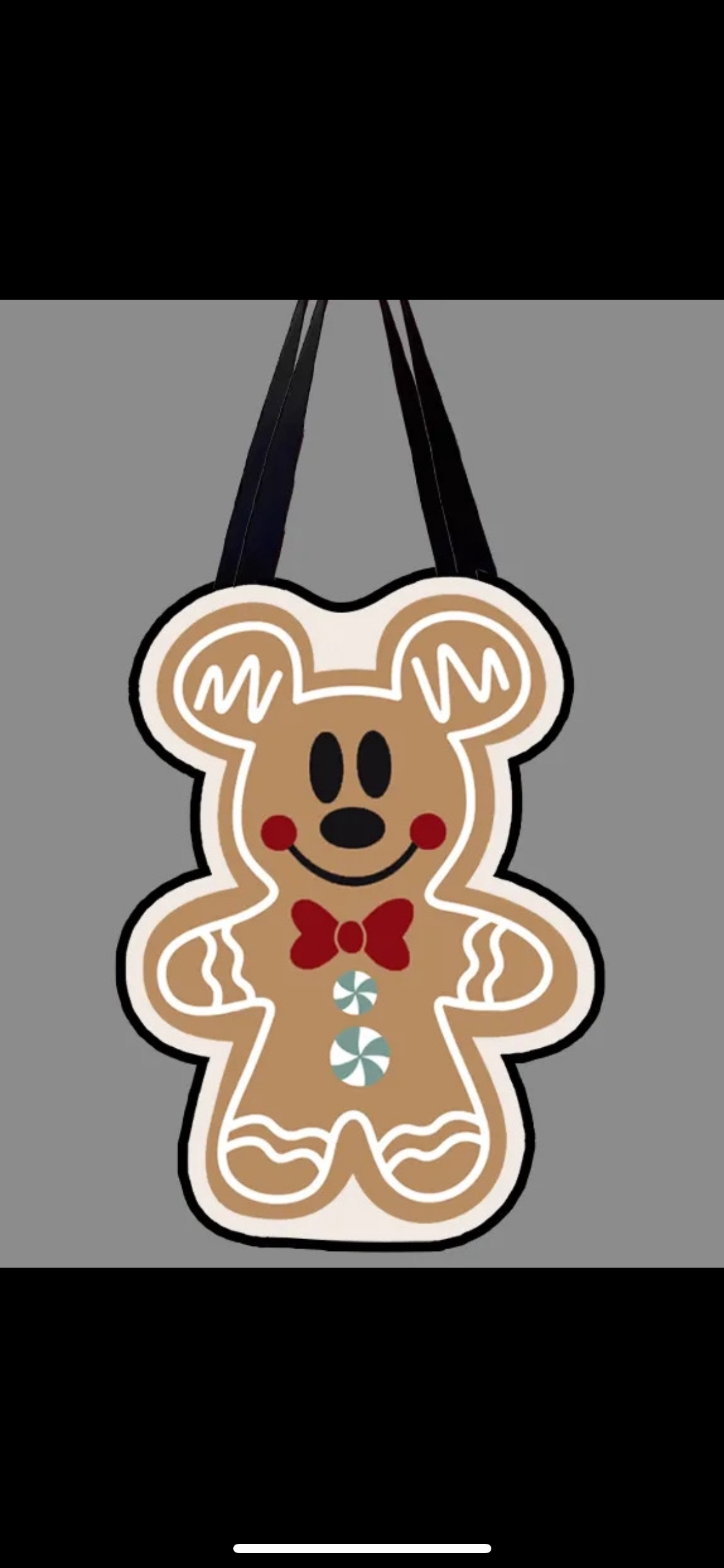 Oversized gingerbread tote