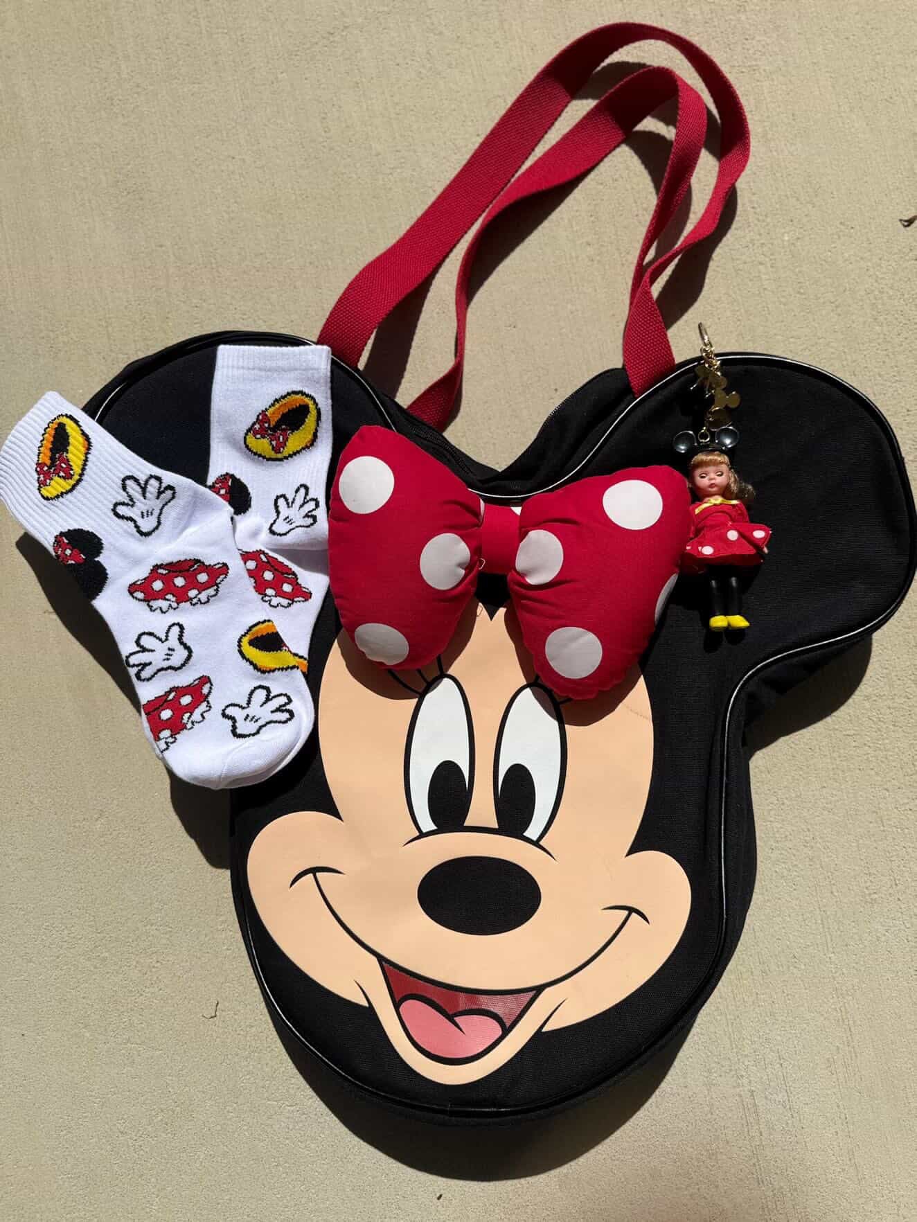 Minnie elements polka dot Socks