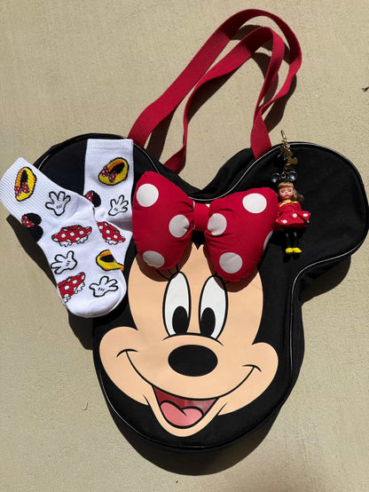 Minnie elements polka dot Socks