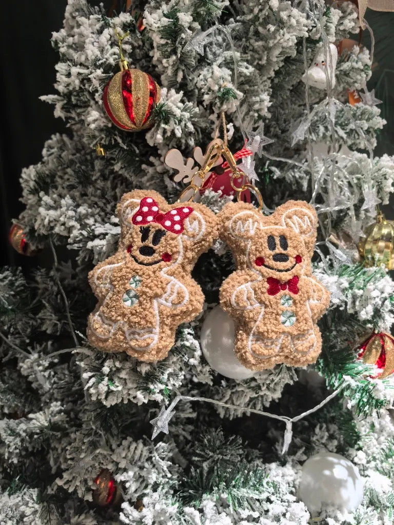 Minnie Gingerbread Plush Charm