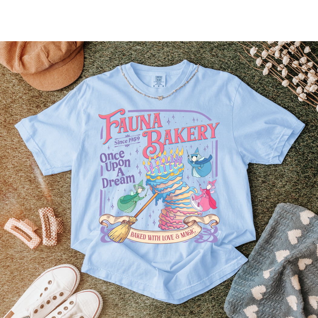 Fauna’s bakery Tee - PREORDER 3 WKS