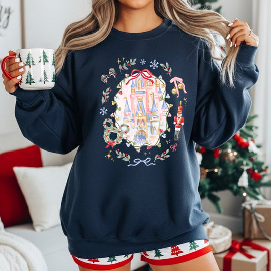 Castle elements Christmas girl  Crewneck- PREORDER 2-3 WKS