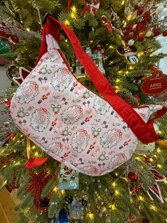 Very Merry medium crescent bag