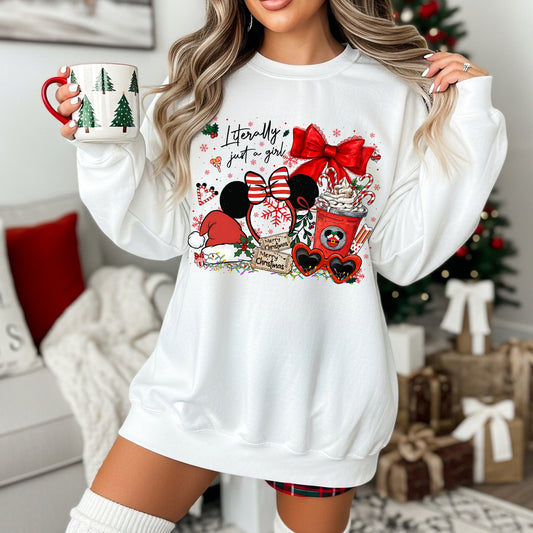 Literally just a girl Crewneck- PREORDER 2-3 WKS