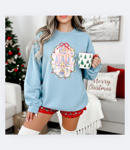 Castle Christmas girl  Crewneck- PREORDER 2-3 WKS