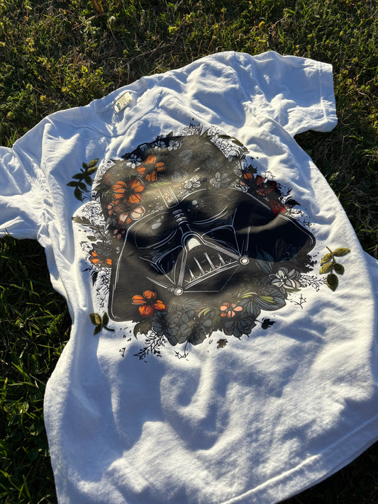 Floral Vader Tee - PREORDER 2wks