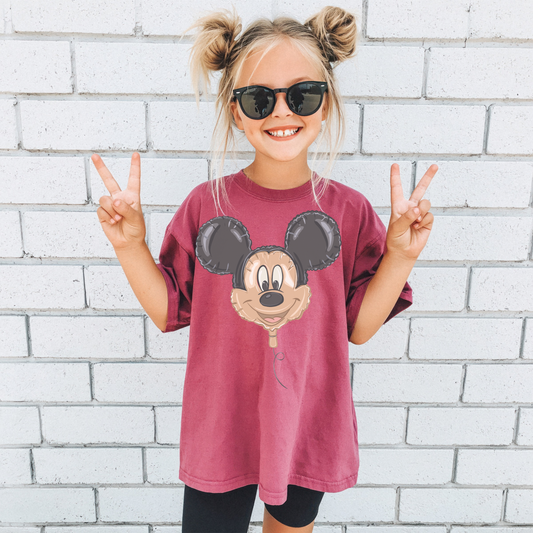 YOUTH Mickey Balloon Tee - PREORDER 2wks