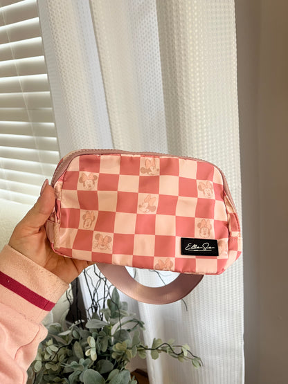 Sweet mouse pink belt bag