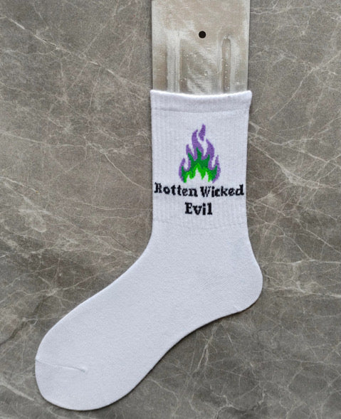 Rotten to the core Socks - READY TO SHIP