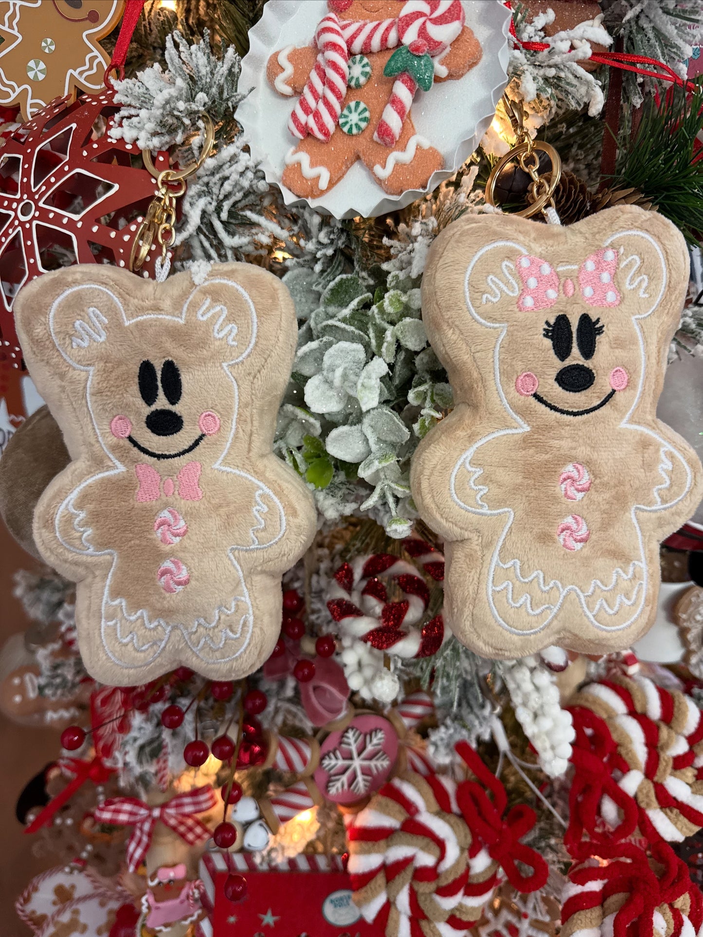 Gingerbread Mouse Plush Charm - RTS